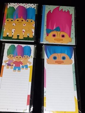 Trolls Bulk - 2 x Notepad And 2 x Journals